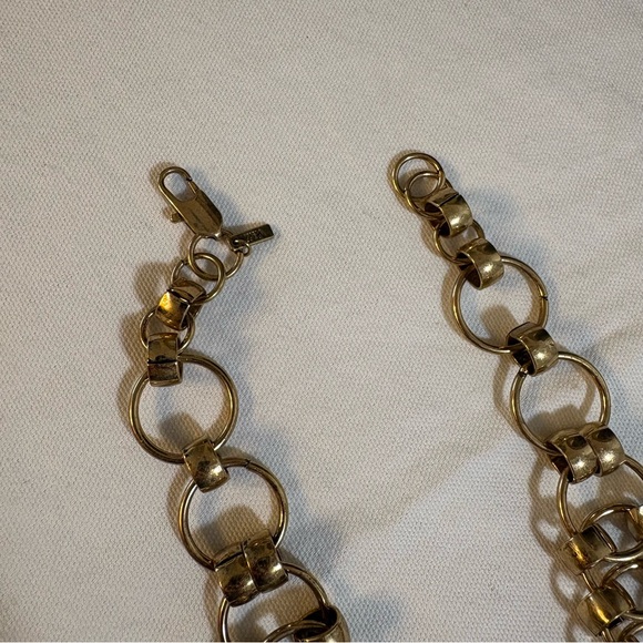 Zara Gold Chunky choker Necklace - Picture 6 of 8